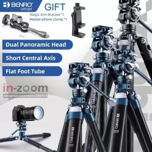 Benro CyanBird 블루 버드 탄소 섬유 삼각대 CB259AFK/CFK/258 카메라 SLR 스탠드 알루미늄 헤드 마이크로