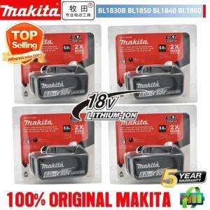 마키타 18V 6A 충전식 리튬 이온 배터리 표시등 포함 BL1830 전동 공구