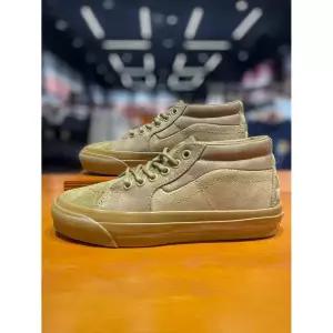 반스 남여공용 TDC 스케이트 미드 리이슈 83 스니커즈 카멜 VN000E7J5QJ