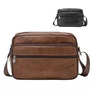 [블루마운트]7853 블루마운트 캐주얼 소가죽 남성 크로스백