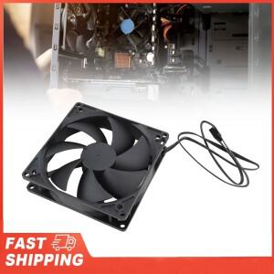 100mm PC PWM 케이스 팬 듀얼 볼 스마트 호환 온도 제어 1800RPM 저소음 4PIN 컴퓨터 냉각