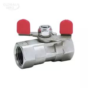 스텐 볼밸브 나비손잡이밸브 나비 40K200도 304 고온밸브 플로발 나비밸브 32A 스텐밸브 V03W-304