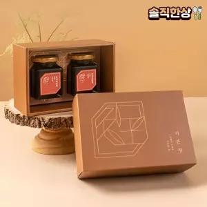 솔직한상  국산 도라지청 2구 선물세트 국내산 도라지 명절 설날