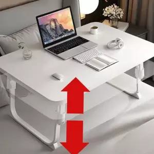 미니 좌식 책상 높이조절 간이 학생용 좌식 노트북 책상 독서용 이동식 테이블 독서대 다용도 접이식