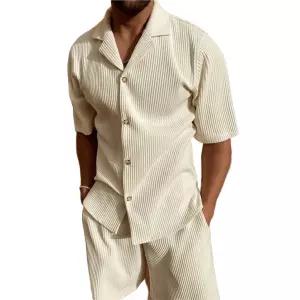 남자 트레이닝 세트 플리츠 츄리닝 반팔 상하의 빅사이즈