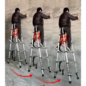 안테나사다리 접이식 알루미늄 이동식 가정용 현장 안전 A형 일자