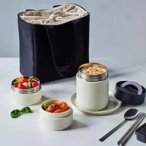 락앤락 학생 직장인 올핏 보온 도시락통 + 가방 + 수저세트