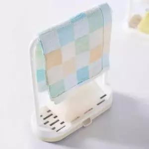 물빠짐 111XAO51 수세미+행주 거치대 베이지 주방 행주건조대