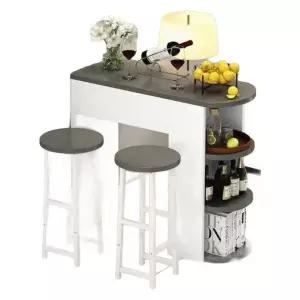 바테이블의자세트 휴게실 심플한 긴 밀크티 홈 높은 숍 홈카페 거실 발코니 테이블