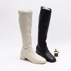 미들힐 신상 롱부츠 힐 부티 여성구두 롱구두 부츠힐