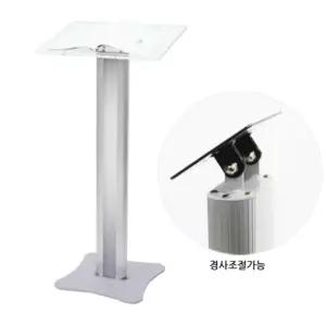 국산 고급 사회대 경사조절 알미늄 강연대 아크릴 상판 480x360mm 보면대 회의실