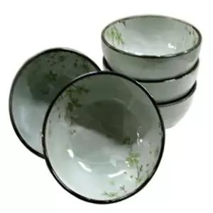 ( )일제 우동기세트 그린매화 5p 국그릇 밥그릇 주방용품