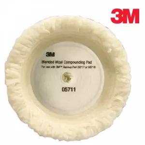 3M 공업사 도장 마무리용 광택n코팅 패드 단면 양털 노표면손상 광택스폰지