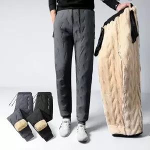 남성 아웃도어 기모바지 겨울바지 패딩바지 융 방한복 털 등산복