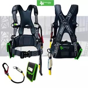 국산 크로스 메쉬쿠션 상체식 파우치 안전벨트 현장용 관리자용 공사현장