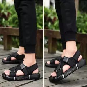 남성 여름 메쉬 발에 착붙는 여름샌들 스트랩 신발 WD2FDE9