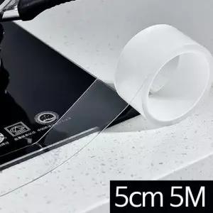 할인 틈새차단 투명 실리콘테이프 (5cmX5m) / 싱크대 WFJG2VC