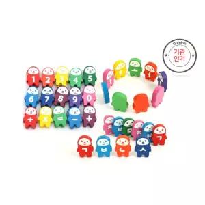 유치원 놀이x학습교구 한글n숫자 도미노세트 성취감up 어린이집놀이 유아템