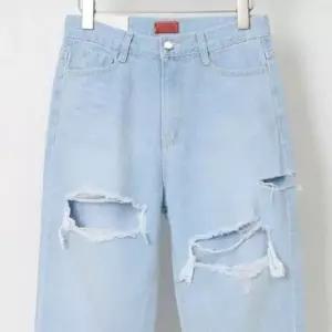 빅사이즈 데님 찢청 데미지 의류 307P696S 보이핏 WD37C2C