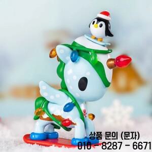 2022 토키도키 홀리데이 유니콘 블라인드 박스 시리즈 4 해피 액션 피규어 디자이너 비닐 입상 크리스마스