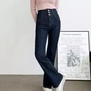 봄청바지 1P 데님팬츠 부츠컷 슬림 하이웨스트 가을청 WD37D65