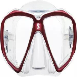 SCUBAPRO 스펙트라 미니 스쿠버 마스크 (작은 체구 다이버용 이지 이퀄라이즈 코 포켓 포함)
