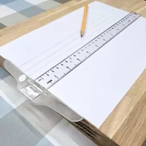 고품질 투명 플라스틱 T자 30cm 티자 t자 제도용자 잣대 직각자 WFIEQJ6