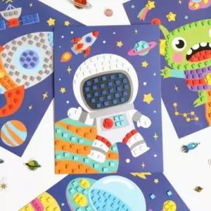 아동미술 EVA 모자이크아트 우주