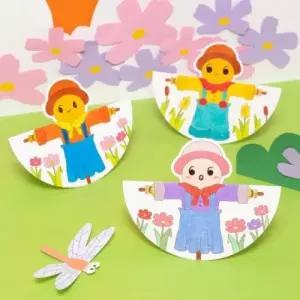 허수아비 오뚝이 만들기