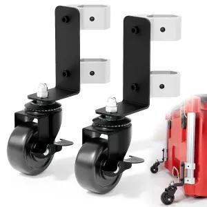 업그레이드된 360° 듀얼 앞바퀴 밀워키 팩아웃 롤링 툴박스와 호환되는 휠 툴박스 액세서리 200파운드