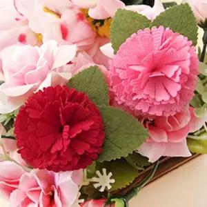 블루밍 카네이션 브로치 3P 어버이날 선물 옷핀 뱃지 블루밍카네이션 카네이션브로치