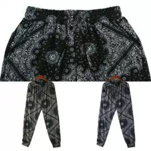 홈웨어 패턴 조거 바지 허리밴딩 아이스팬츠 쿨 타임 WD3C0CE