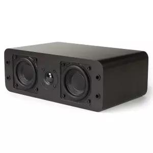 Micca OoO 슬림 센터 채널 스피커, 7.6cm(3인치) 우퍼 및 실크 트위터, 10.2cm(4인치) 미만의 얇은 디자인,