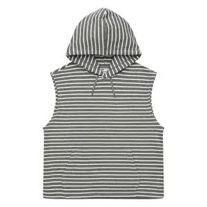 [셀러허브 1]소이주니어 세이브존03 스트라이프 후드 조끼  26S0131-GY