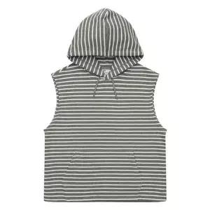 소이주니어 세이브존03 스트라이프 후드 조끼 26S0131-GY