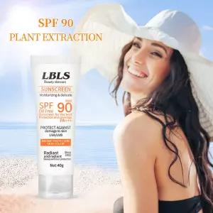 격리 보호 크림 얼굴을 촉촉하게 하다 신체 피부 보호 가짜 흰색이 아니다 여름에는 상큼하고 기름지지 않습니다,개, (40ml 3개