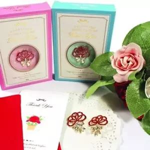 카네이션 브로치 선물 세트예쁜 꽃 배지 정장브로치-WFIOFD9