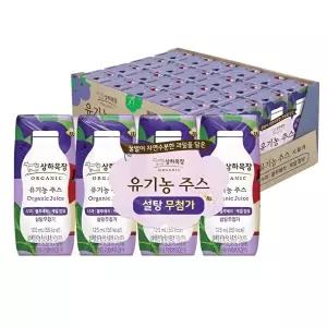 상하목장 유기농주스 사과블루베리케일 125ml (24팩)