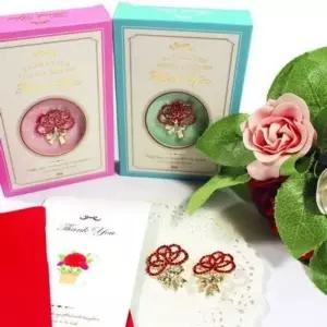 카네이션 브로치 선물 세트예쁜 꽃 배지 정장브로치-WFIOFD9