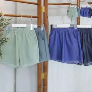 주니어 사선지 반바지 초등여아 반반바지 여행코디