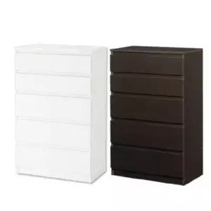 KULLEN 쿨렌 5칸 서랍장 70x112cm/옷장/수납장/5단서랍/침실가구/거실장