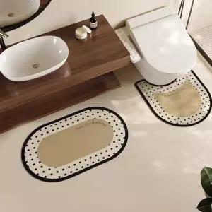 논슬립 건식욕실매트 화장실바닥 규조토 발매트 세트