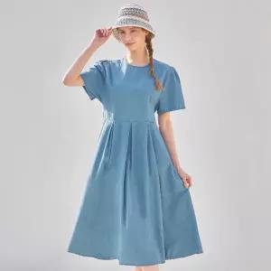 [롯데백화점]매긴 백 버튼 데님 원피스_PBMF5M1OP3191