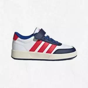 [아디다스] 키즈용 브레이크넷 3.0 Uni Sportswear - Cloud White Pure Ruby Royal Blue JS3683 24