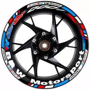 호환   휠 허브 휠 림 스티커 S1000rr S1000r 용 반사 스티커