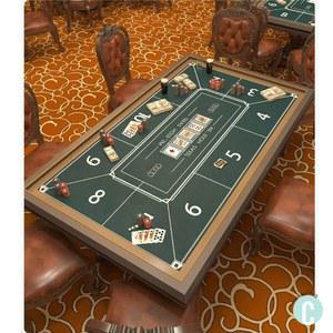 휴대용 홀덤 테이블 매트 포커보드게임 식탁보 블루 보드게임 성인 대형 접히는 접이식