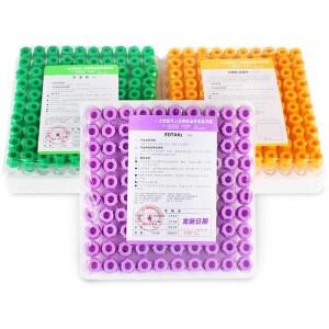 100pcs 멸균 마이크로 혈액 수집 튜브 0.5ml 1ml 리튬 나트륨 히파린 EDTAK3 실험실 링 소모품