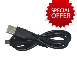 플레이스테이션 3 충전 케이블용 PS3 컨트롤러용 USB 검정색 1m