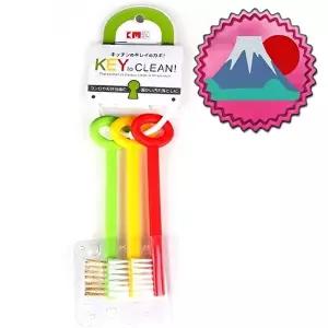 고품질 B일본마트상품 철솔 틈새 브러시 3종세트 병솔 빨대솔 세척솔 유리병솔 WFHU20Z