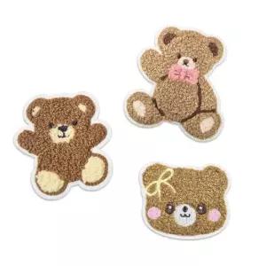 다림질접착 가방 옷 꾸미기 테디베어 와펜 패치 T) 와펜 패치 접착 열접착 다림스티커